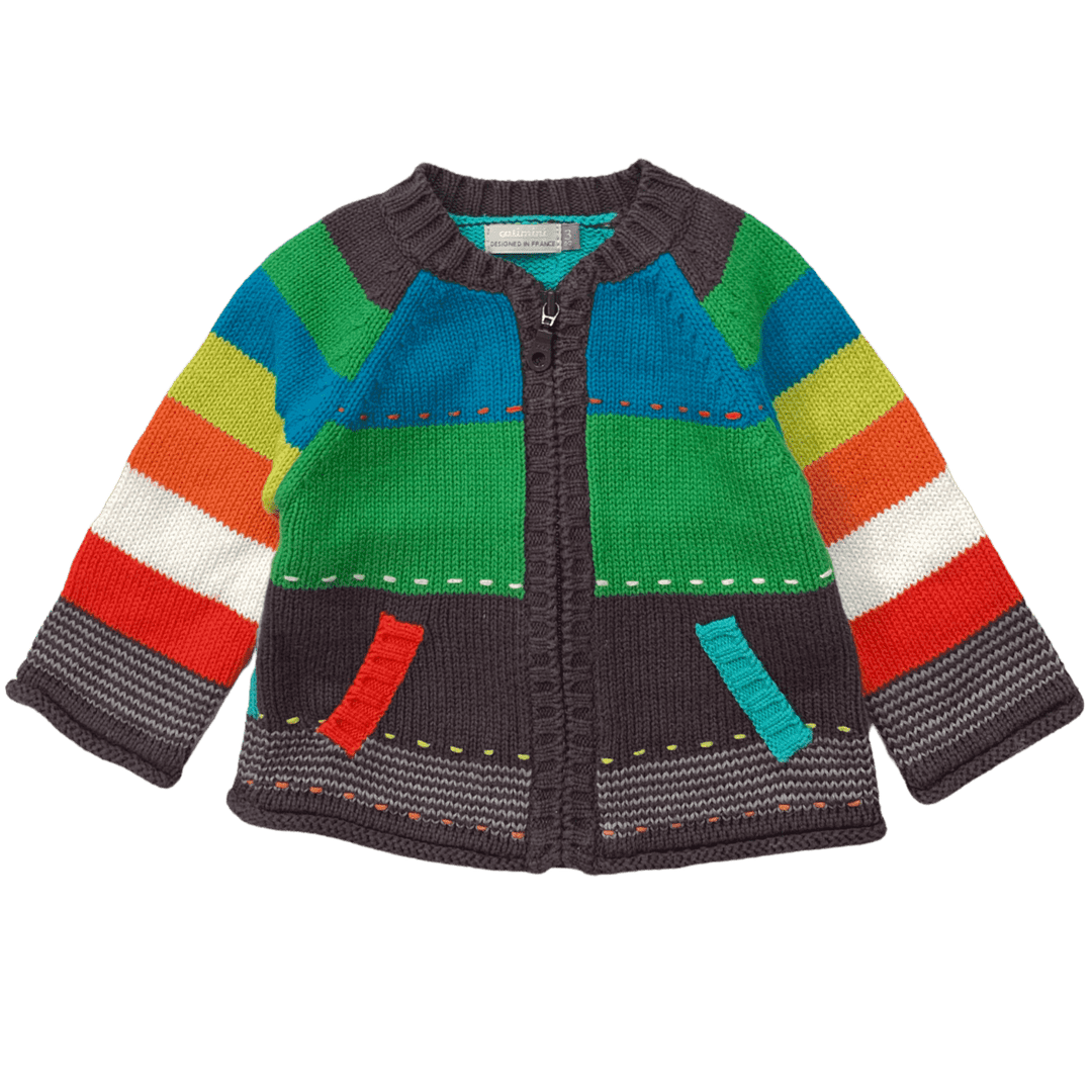 Gilet - 3 mois - - Les P'tites Z'occaz