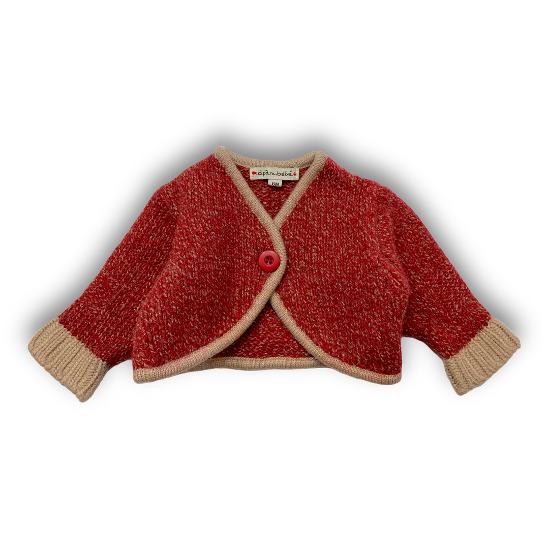GILET D'OCCASION FILLE - 6 mois