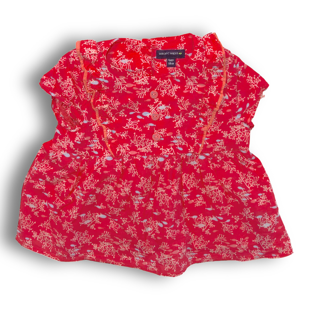 BLOUSE D'OCCASION FILLE - 6 mois